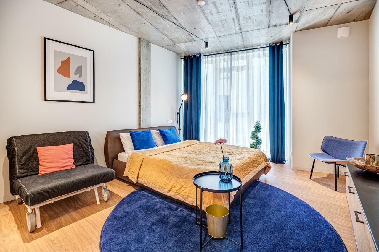 Happy Inn Gold Studio, Self Check-In, Parking In The Underground Garage Βίλνιους Εξωτερικό φωτογραφία